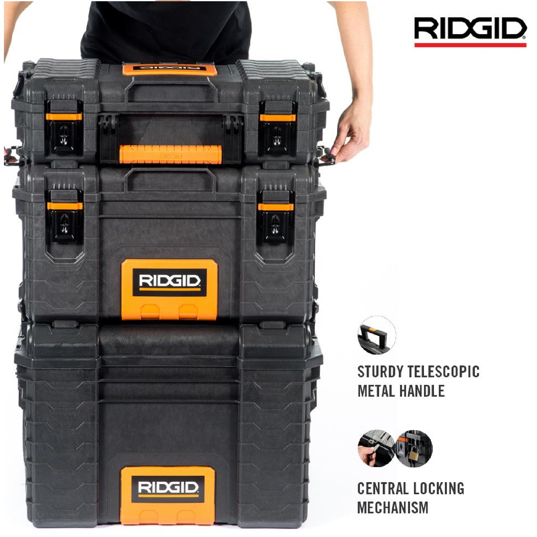 Ridgid 54358 Stack Professional Tool Storage System